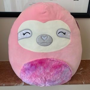 Squishmallows 16" TARYN THE PINK SLOTH Ultra Soft NWT